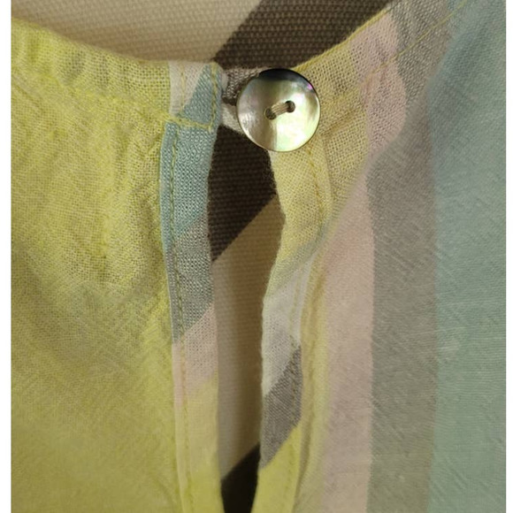 Cloth and Stone Striped Tank Linen Blend Size Small - Picture 4 of 6